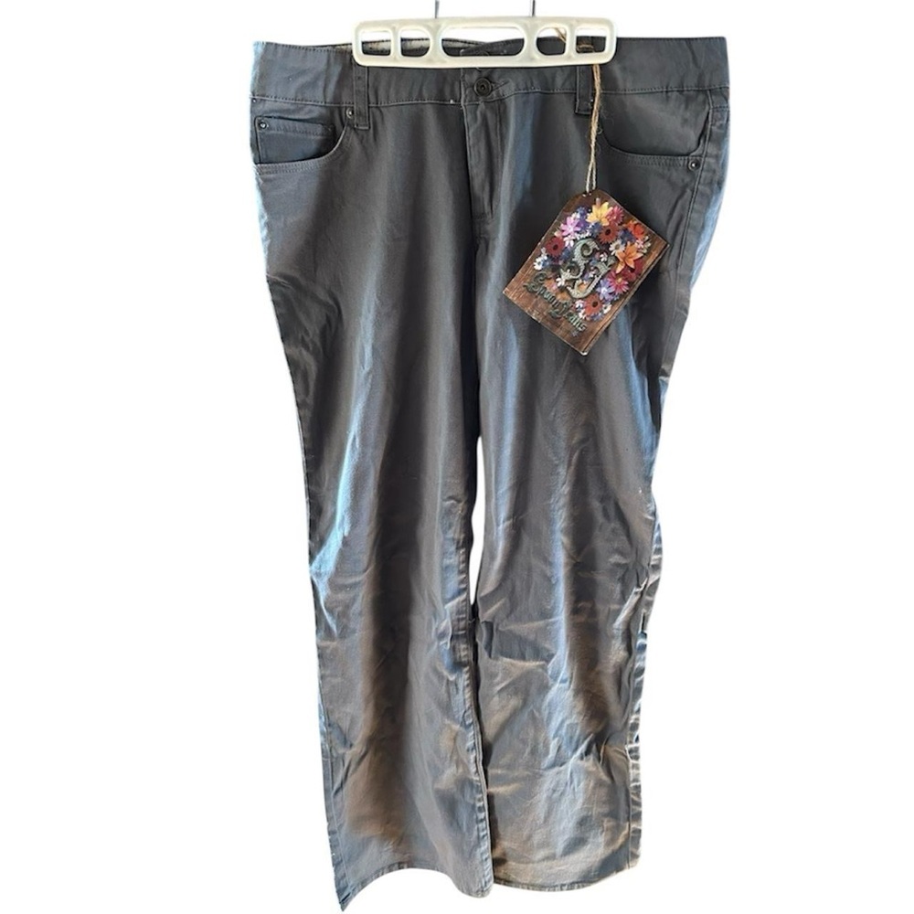NWT Spoon Jeans Juniors Gray Straight Leg Chino Jeans Sz 11